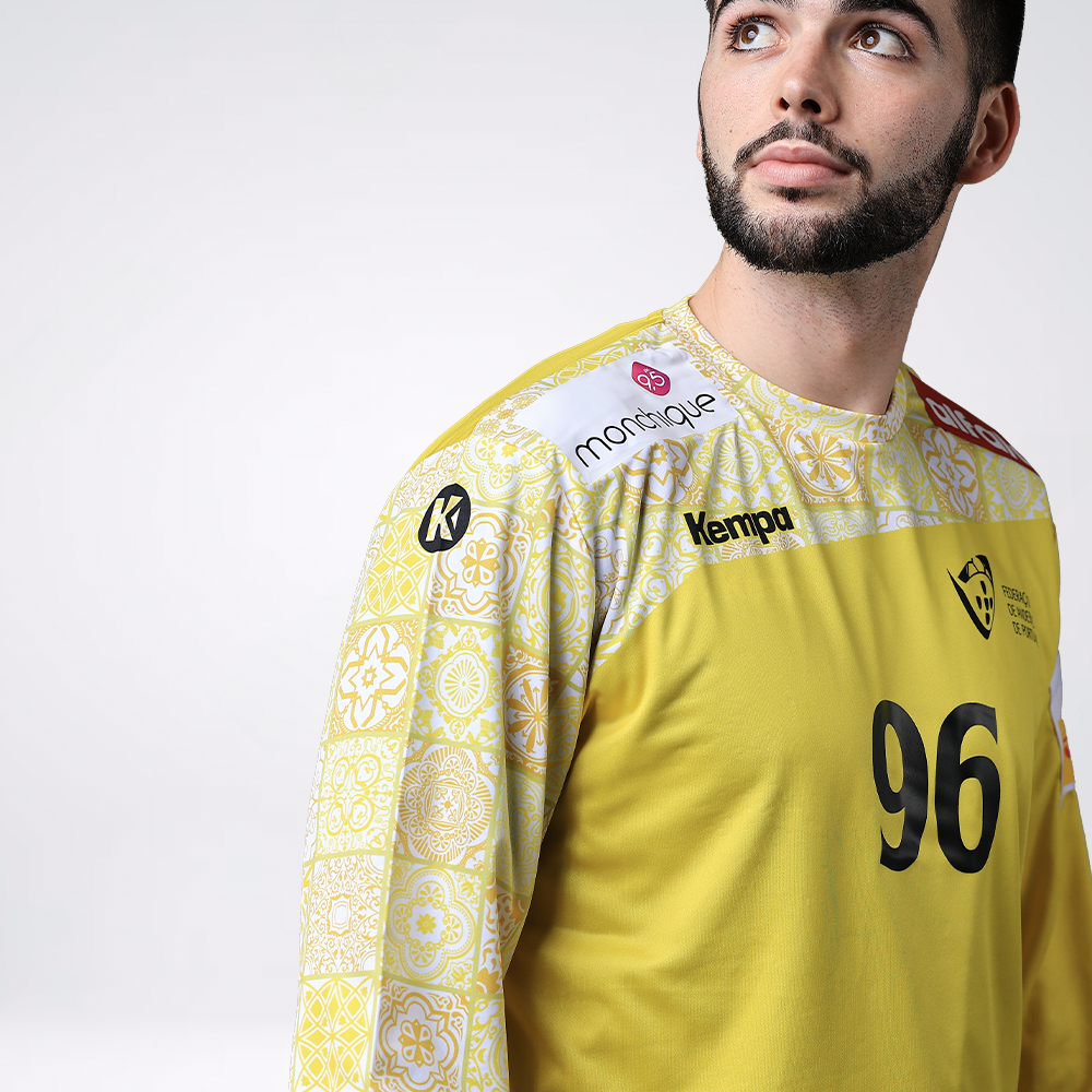 Camisola de Guarda-Redes "Por Mares Nunca Dantes Navegados" Amarela