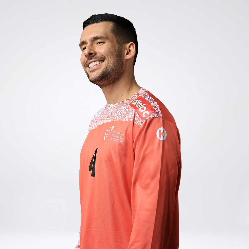 Camisola de Guarda-Redes "Por Mares Nunca Dantes Navegados" Coral